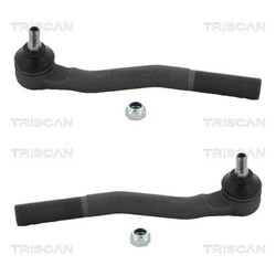 2X TRISCAN SPURSTANGENKOPF AUßEN UNTEN VORNE LINKS+RECHTS passend für JEEP GRAND