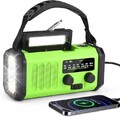 Solar Radio Tragbar Kurbelradio AM/FM Notfallradio mit 10000mAh Wiederaufladbar