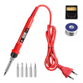 Lötkolben Set 80W Lötstation LCD Einstellbarer Temperatur Lötset Soldering Iron