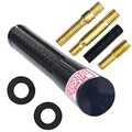 8CM Auto Dach Kurz Stab Antenne Carbon Design Radio Adapter Fuß DAB Universal