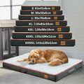 Orthopädisches Hundebett Tier Bett Sofa Schlafplatz Korb Matratze Tierbett XXXXL