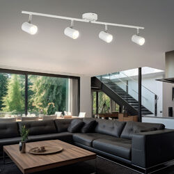 Design LED Decken Leuchte Arbeits Zimmer Beleuchtung Balken Leuchte schwenkbar