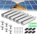 Solarpanel Halterung Photovoltaik Schiene PV Befestigung Aluprofil Blechdach DE
