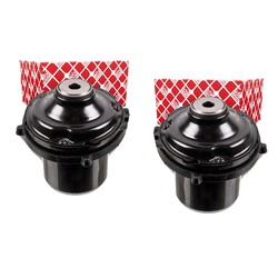 2X FEBI BILSTEIN GUMMI/METALL ANSCHLAGPUFFER OBEN VORNE PASSEND FÜR OPEL ASTRA
