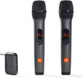 For JBL Wireless Microphone Set Kabelloser Systemverbund Zwei Mikrofone Receiver