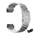 Quick Fit Titan Metall Edelstahl Armband für Garmin Fenix 7X 6X Pro 5X Plus 3 HR