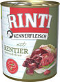 Sparpaket RINTI Kennerfleisch Rentier 24x800g Dose Hundenassfutter