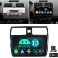 10" Android 14 DAB+ KAM Autoradio Für SUZUKI SWIFT III EZ MZ 2004-2009 GPS NAVI