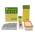 MANN Filterset 3-tlg für AUDI A4 (8K B8) A5 (8T 8F) Q5 (8RB) 2.0 TDI 120-177 PS