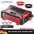 3000W 6000W Reiner Sinus Spannungswandler 12V/24V 230V Wechselrichter Inverter
