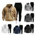 Herren Hoodie Tracksuit Set Trainingsanzug Sportanzug Sporthose Jogginganzug DE