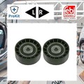 2x ORIGINAL® Febi Bilstein 21301 Umlenk-/Führungsrolle, Keilrippenriemen