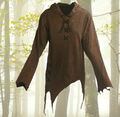 Mittelalter Larp Pagan Gothic Tunika Long-Shirt Hoodie Kapuze 38 40 42 44