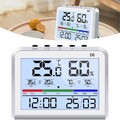 Digitales Thermometer Hygrometer erfasst höchste und niedrigste Werte für Zuha