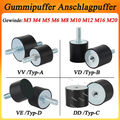 Gummipuffer Typ-A/B/D Anschlagpuffer Silentblock Schwingungsdämpfer IG/AG M3-M20