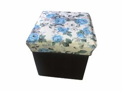 Mini Faltbar Sitzhocker Sitzbank Aufbewahrungsbox Sitzwürfel Truhe Ottoman Möbel