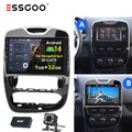 DAB+ Android14 Autoradio Apple Carplay GPS Navi KAM Für Renault Clio 4 2012-2019