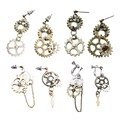 Steampunk Ohrstecker Zahnräder Ohrringe Hip Hop Ohrhänger Steampunk Schmuck