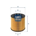 UFI Ölfilter 25.033.00 passend für NISSAN OPEL RENAULT