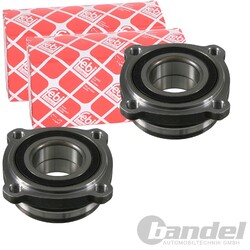 2X FEBI BILSTEIN RADLAGER-SATZ HINTEN BEIDSEITIG PASSEND FÜR BMW 5 6 7 X5