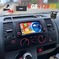 8Core 6+128G Android 14 Autoradio Carplay Für VW T5 Multivan Transporter DAB Cam