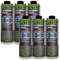 6x 1L Petec 73110 Unterbodenschutz Bitumen schwarz Saugdose Unterboden