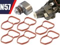 DRALLKLAPPEN ENTFERNEN SET + DICHTUNGEN ANSAUGBRÜCKE FÜR BMW N57 N57S E70 X6 E71