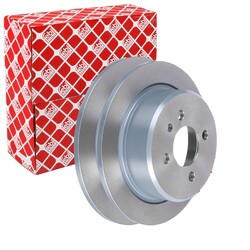 2X FEBI BREMSSCHEIBEN 258,0mm VOLL HINTEN PASSEND FÜR BMW 3