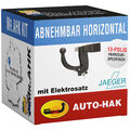AUTO-HAK VW Passat B7 3C 10-14 AHK Anhängerkupplung abnehmbar 13pol spe. E-Satz