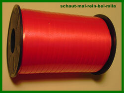 (€0,01/m) 1 Spule Polyband 500m x5mm Kräuselband Ziehband Geschenkband Band