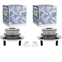 2X ACKOJA RADLAGER SATZ VORNE HINTEN passend für HYUNDAI ELANTRA MATRIX KIA