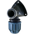 PP PE Klemmverbinder Wandwinkel, PE Fitting für PE Rohr 16 bis 63mm