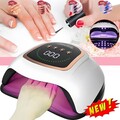 LED UV 320W Nagel Lampe Gel Lichthärtungsgerät Sensor Nageltrockner mit 4 Timer