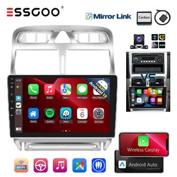 Android 13 Auto Apple Carplay Autoradio GPS NAV Cam 1+32G Für Peugeot 307 02-13
