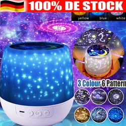 LED Sternenhimmel Projektor Lampe Galaxy Nebula Star Erde Planetarium Nachtlicht