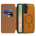 Magnet Leder Handy Hülle mit Kartenfach für Samsung S25 FE S24 S23 A17 A16 Case