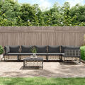 Homgoday 7-TLG. Gartenlounge Set Gartensofa Gartenmöbel Set Sitzgruppe W9P5