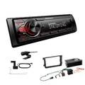 Pioneer MVH-330DAB Autoradio Bluetooth DAB USB  Set für Volkswagen VW Golf VI