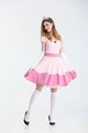 2023 Prinzessin Peach Kleid - Kostüm-Set für Damen Karneval Cosplay FNlloween FN