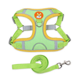 Wildleder Stoff Welpen Katzengeschirr Reflektierender Brustgurt Gehleine Diy /