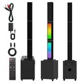 Soundbar für TV 45W Soundbar Surround Sound USB Bluetooth Lautsprecher AUX HDMI