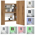 LED Spiegelschrank mit RGB Leuchte Badschrank Badspiegel Badezimmer Hängespiegel
