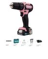 Makita 12V Akku Schlagbohrschrauber HP333DSAP pink rosa Akkuschrauber 