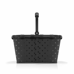 reisenthel carrybag Einkaufskorb Korb Picknickkorb Frame Glossy Dots Black 22 L