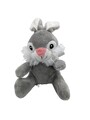 Plüschtier Oster Hase grau 5x7x12 cm Kuscheltier Stofftier