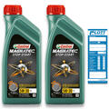 2x 1 Liter Castrol Motorenöl Magnatec 5W-30 S1 Start-Stop Motoröl Öl Oil 15C2BA