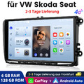 128GB DAB+ Android 13 GPS Carplay Autoradio 4G Für VW GOLF 5 6 Touran Caddy Polo