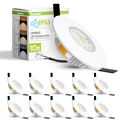 10er Set CERBUS LED Einbauspot Bad IP65 flach 230V einstellbare Lichtfarben