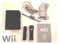 Wii mit Gamecube integriert ★ SCHWARZ ★ gebraucht + 1X Controller + Alle Kabel ★
