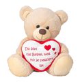 Bär mit Herz Du bist das Beste Teddy 30 cm Kuscheltier Liebe Teddybär Plüschtier